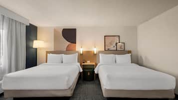 Room, 2 Queen Beds, Accessible (Hearing) | Desk, blackout drapes, iron/ironing board, free WiFi