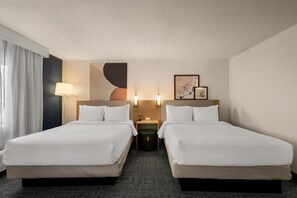 Room, 2 Queen Beds, Accessible (Hearing) | Desk, blackout drapes, iron/ironing board, free WiFi - Spark by Hilton Fort Wayne (Fort Wayne)