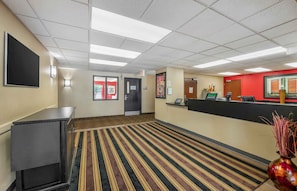 Welcome to our reception area, where friendly staff are available to assist with your stay.