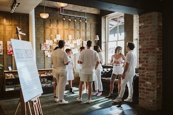 Reception hall at Old 77 Hotel
