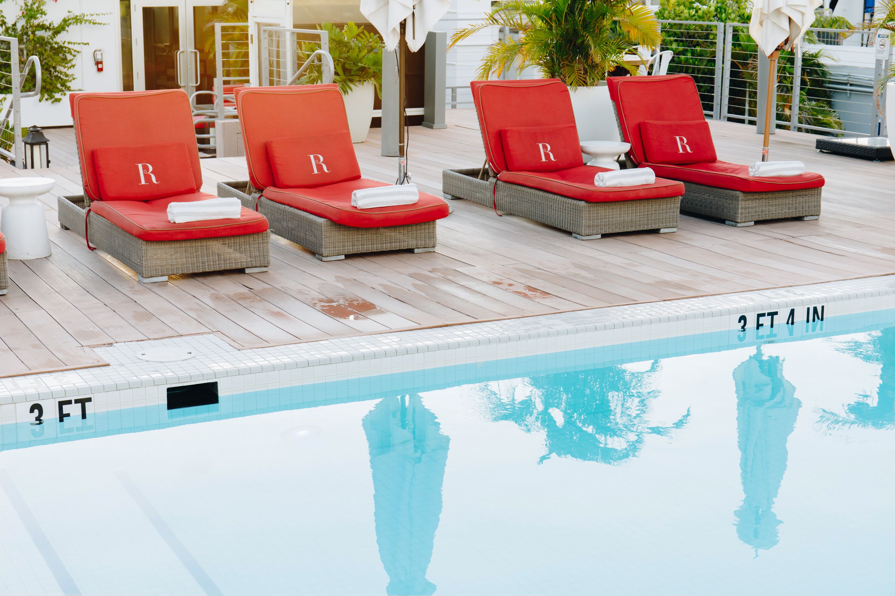 outdoor pool, pool cabanas (surcharge), pool umbrellas