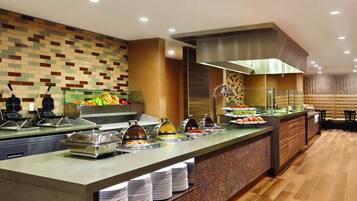 Daily buffet breakfast for a fee