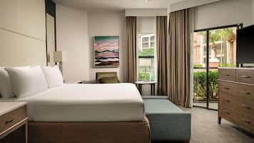 1 bedroom, premium bedding, in-room safe, desk