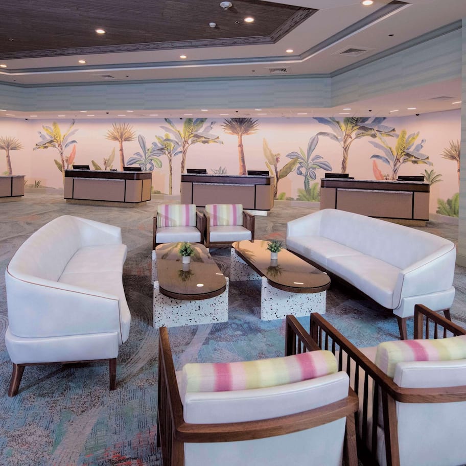 Lobby sitting area
