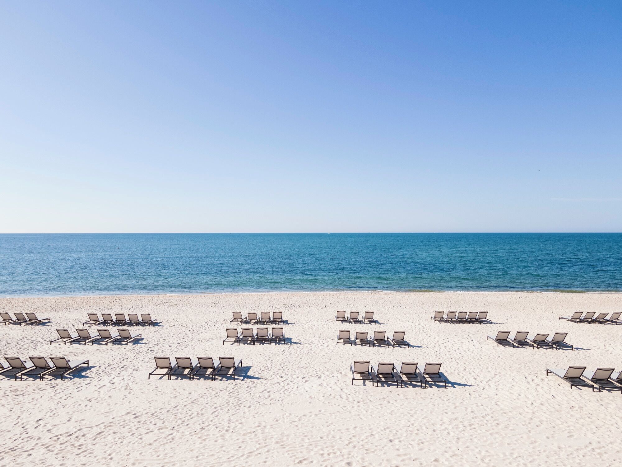 Private beach, sun loungers, beach umbrellas, beach towels
