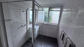 Family Suite, 2 Bedrooms | Bathroom | Shower, hair dryer, bathrobes, towels