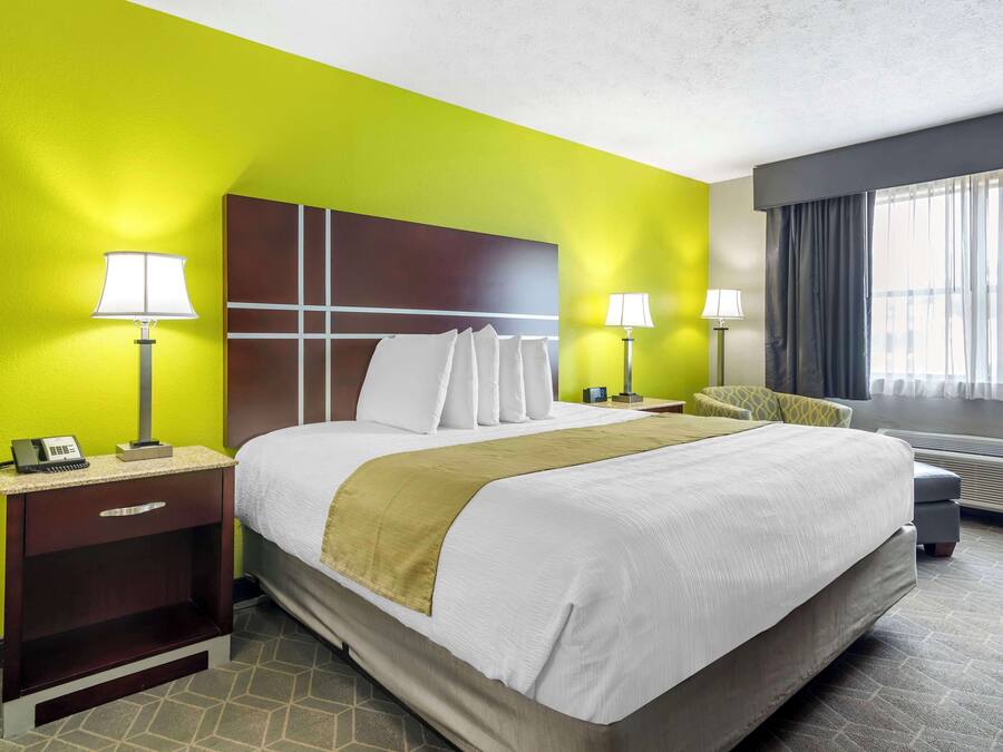 Standard Room, 1 King Bed, Non Smoking, Refrigerator & Microwave