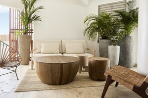 Sala de estar en el lobby