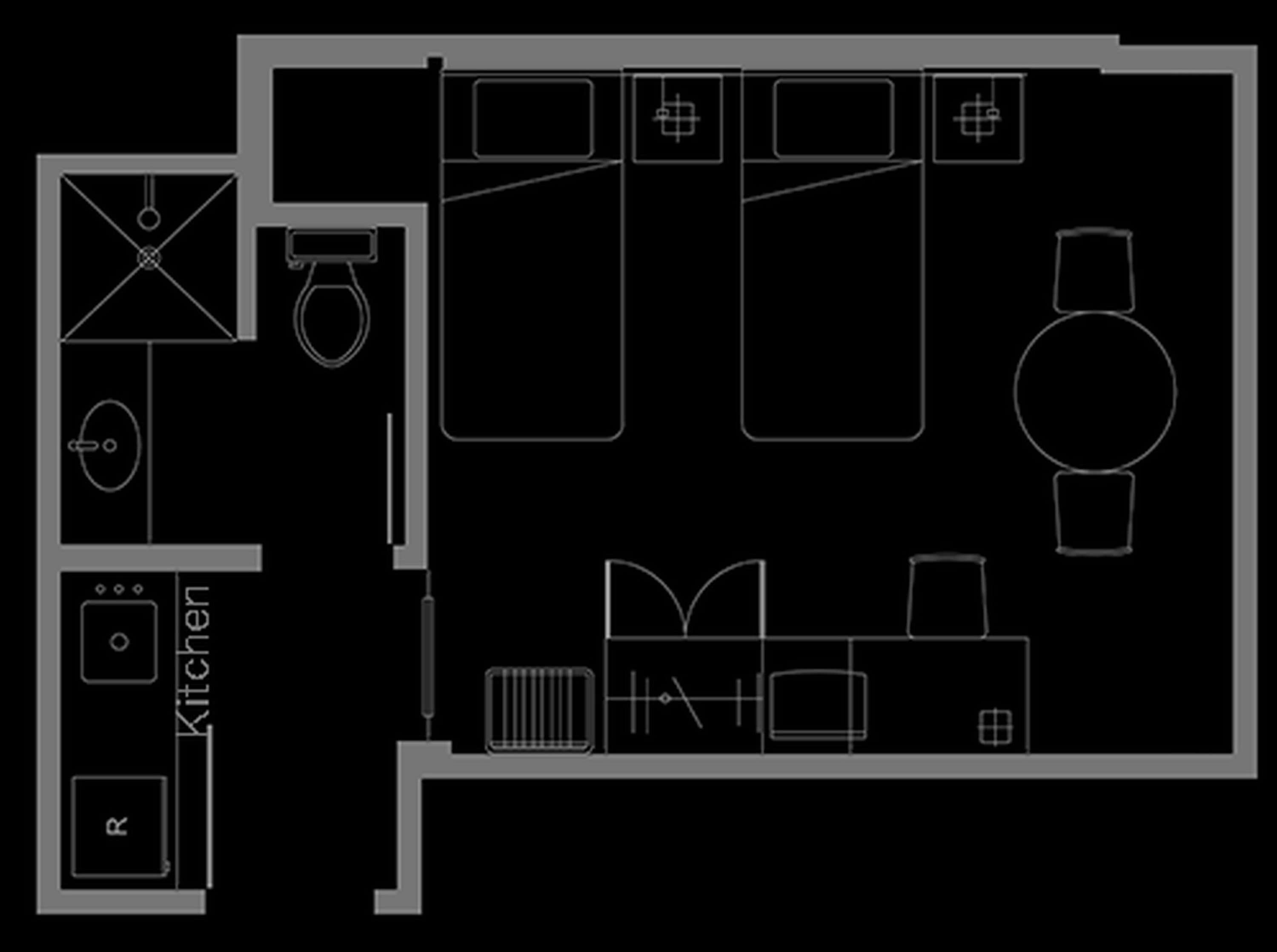 district view twin | floor plan