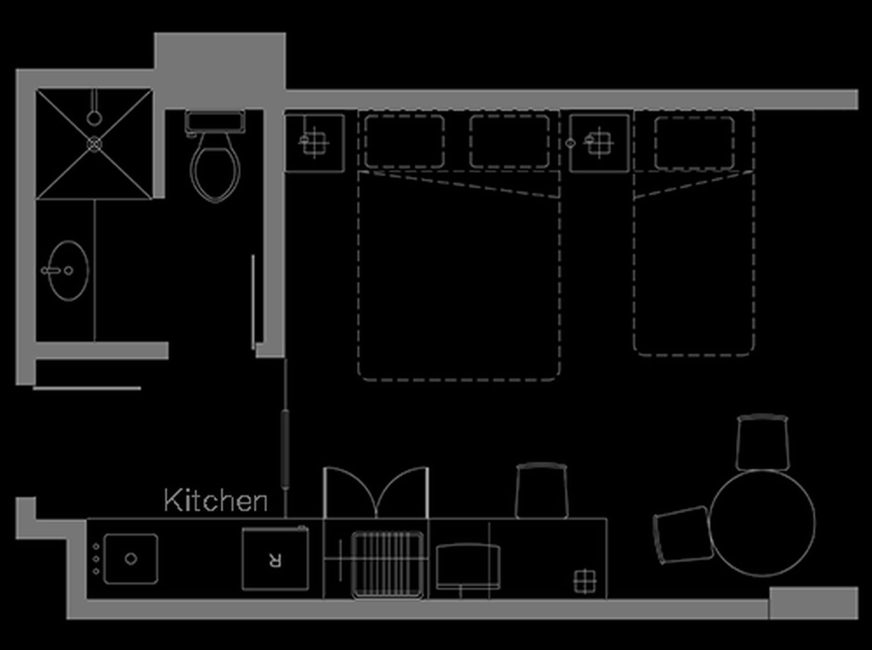 district view triple  | floor plan