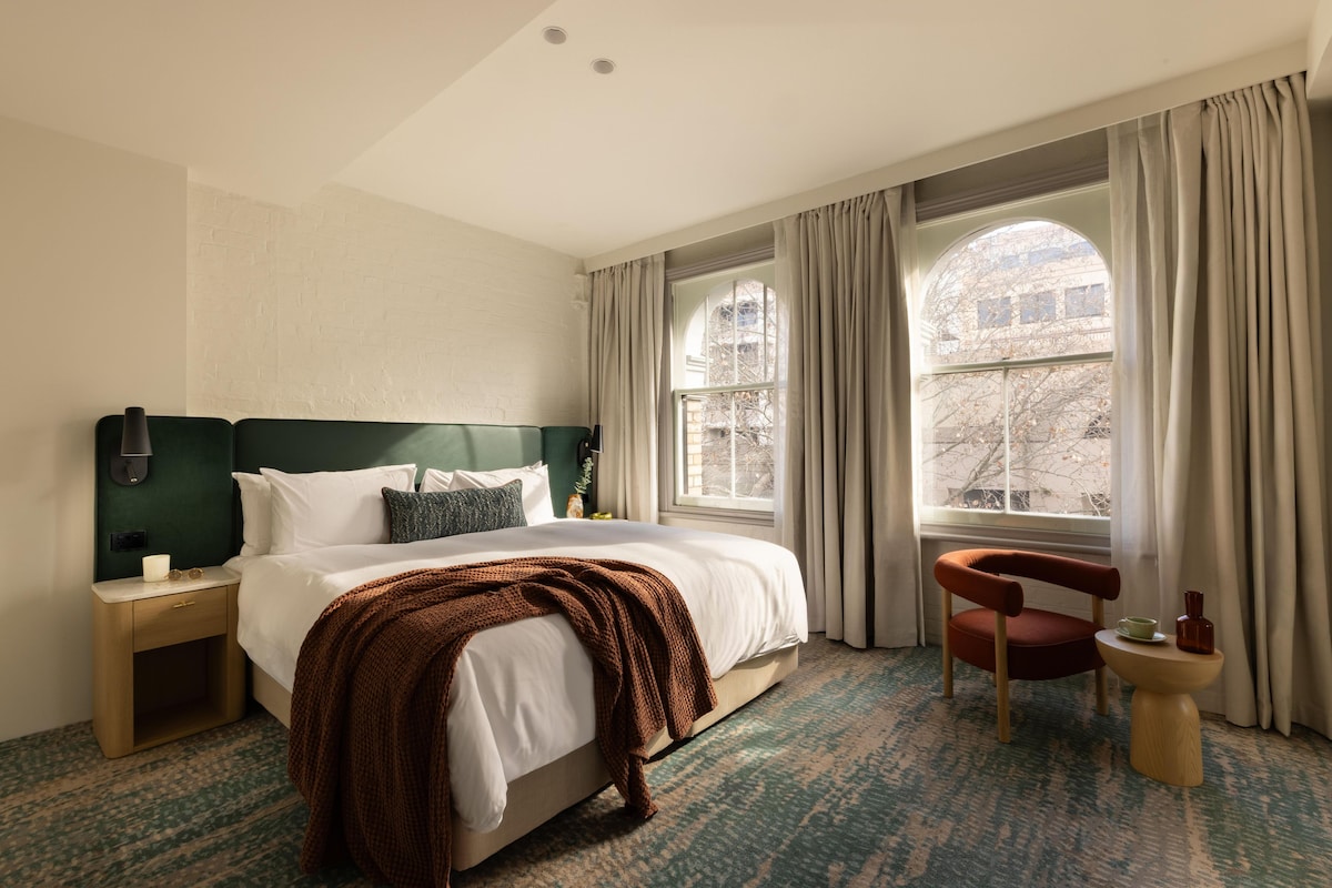 Studiosuite, 1 King-Bett | Hochwertige Bettwaren, Pillowtop-Betten, Minibar, Zimmersafe