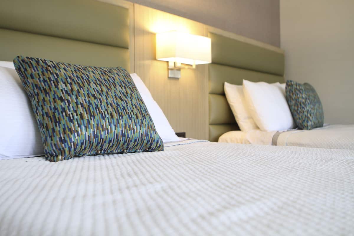 In-room safe, desk, laptop workspace, blackout drapes