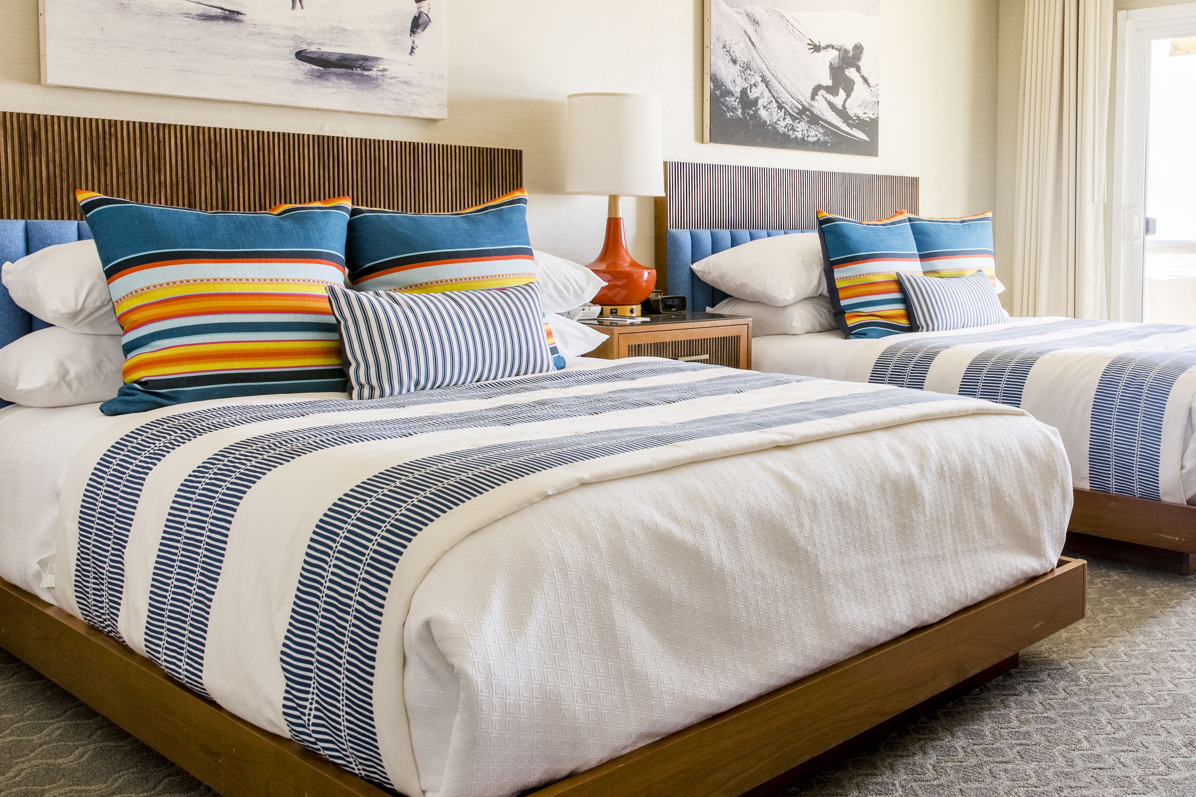 1 bedroom, desk, blackout curtains, iron/ironing board