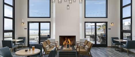 Breakfast and dinner served, beach views