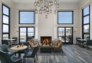 Breakfast and dinner served, beach views 