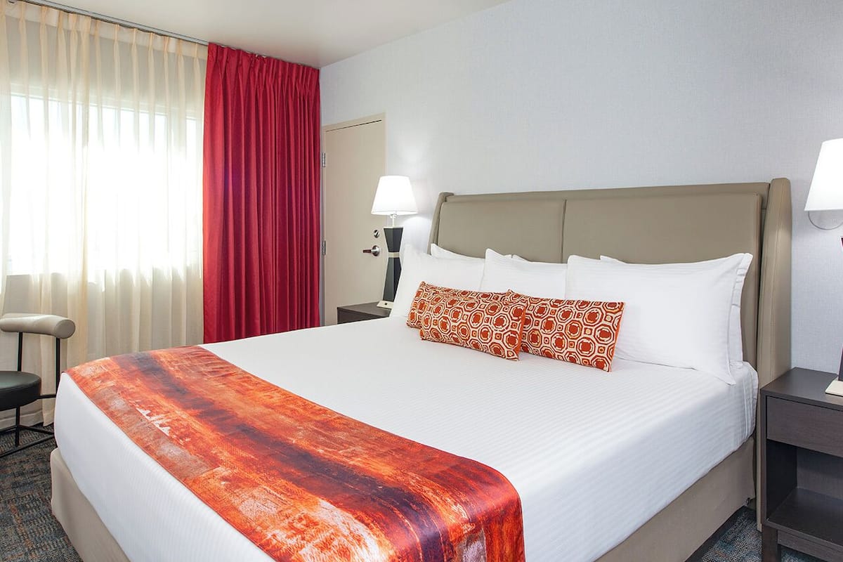 In-room safe, blackout curtains, iron/ironing board, free WiFi