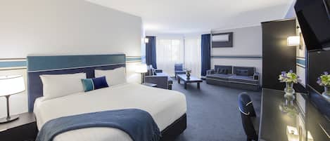 Literie de qualité supérieure, surmatelas, minibar