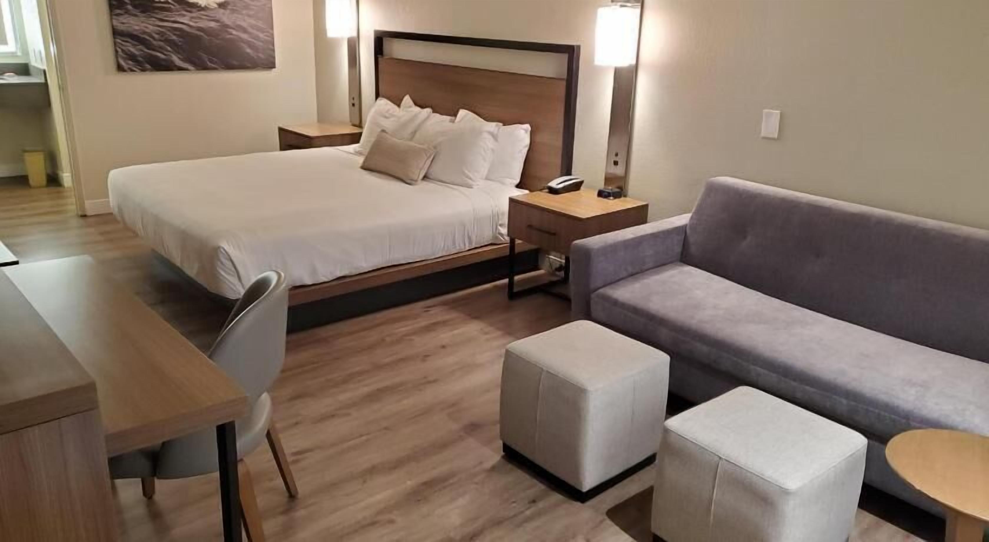 Pillowtop beds, in-room safe, desk, iron/ironing board