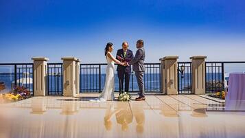 Área de bodas al aire libre