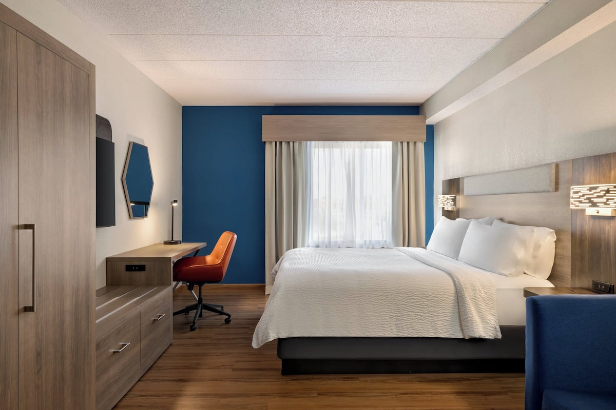 standard room, 1 king bed with sofa bed | 1 bedroom, in-room safe, desk, iron/ironing board
