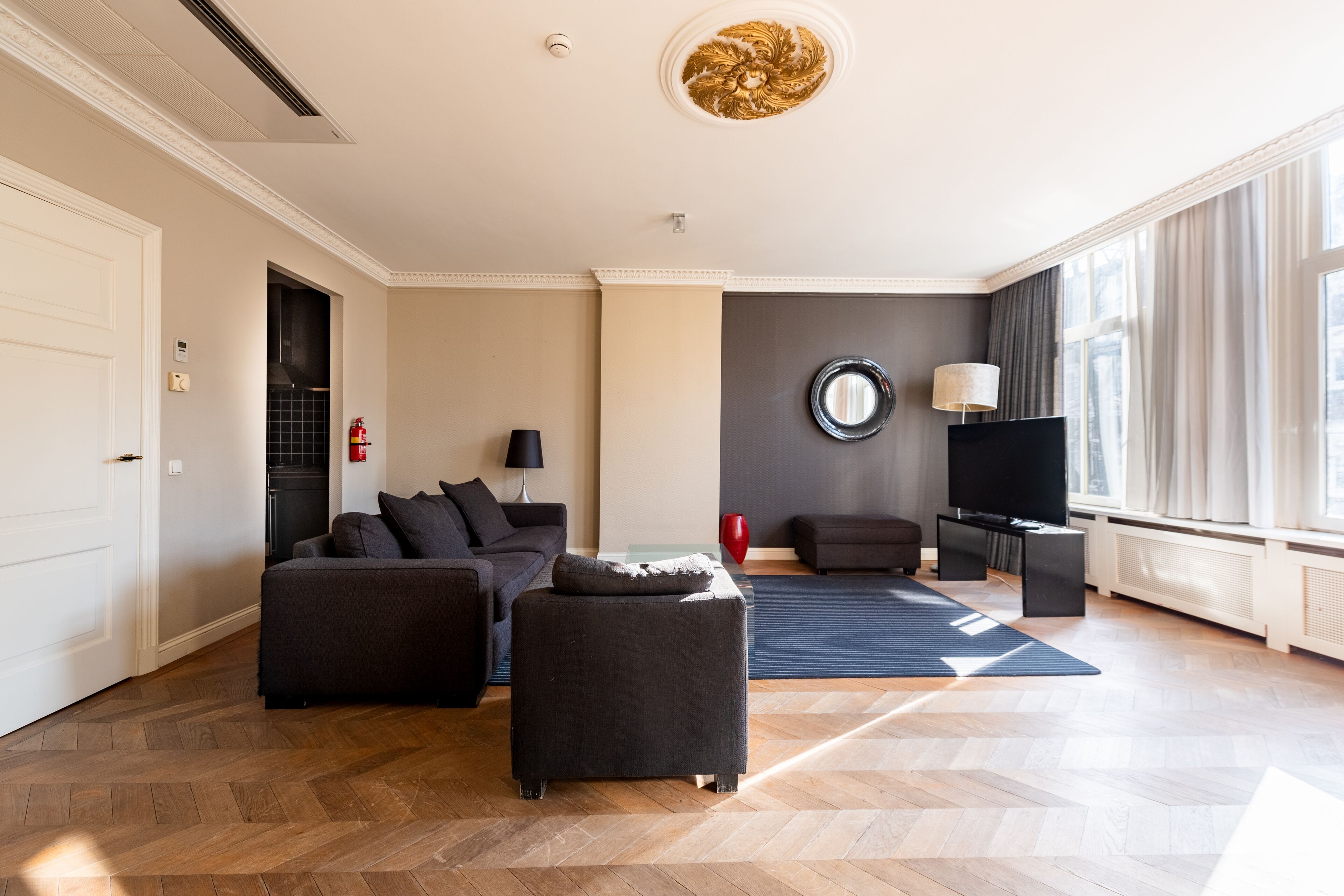 apartment, 1 bedroom (amsterdam) | living area | flat-screen tv