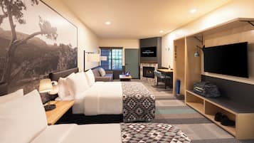 Studio, Multiple Beds, Patio | 1 bedroom, down comforters, in-room safe, laptop workspace