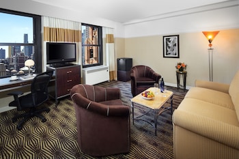 TV and other in room entertainment at The New Yorker A Wyndham Hotel