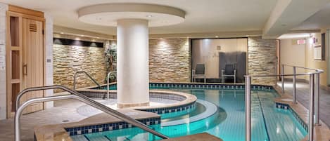 Indoor spa tub