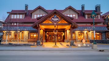 Front of property – evening/night