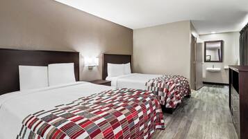 Deluxe Room, 2 Double Beds, Accessible (Smoke Free) | In-room safe, blackout drapes, free cribs/infant beds, free WiFi