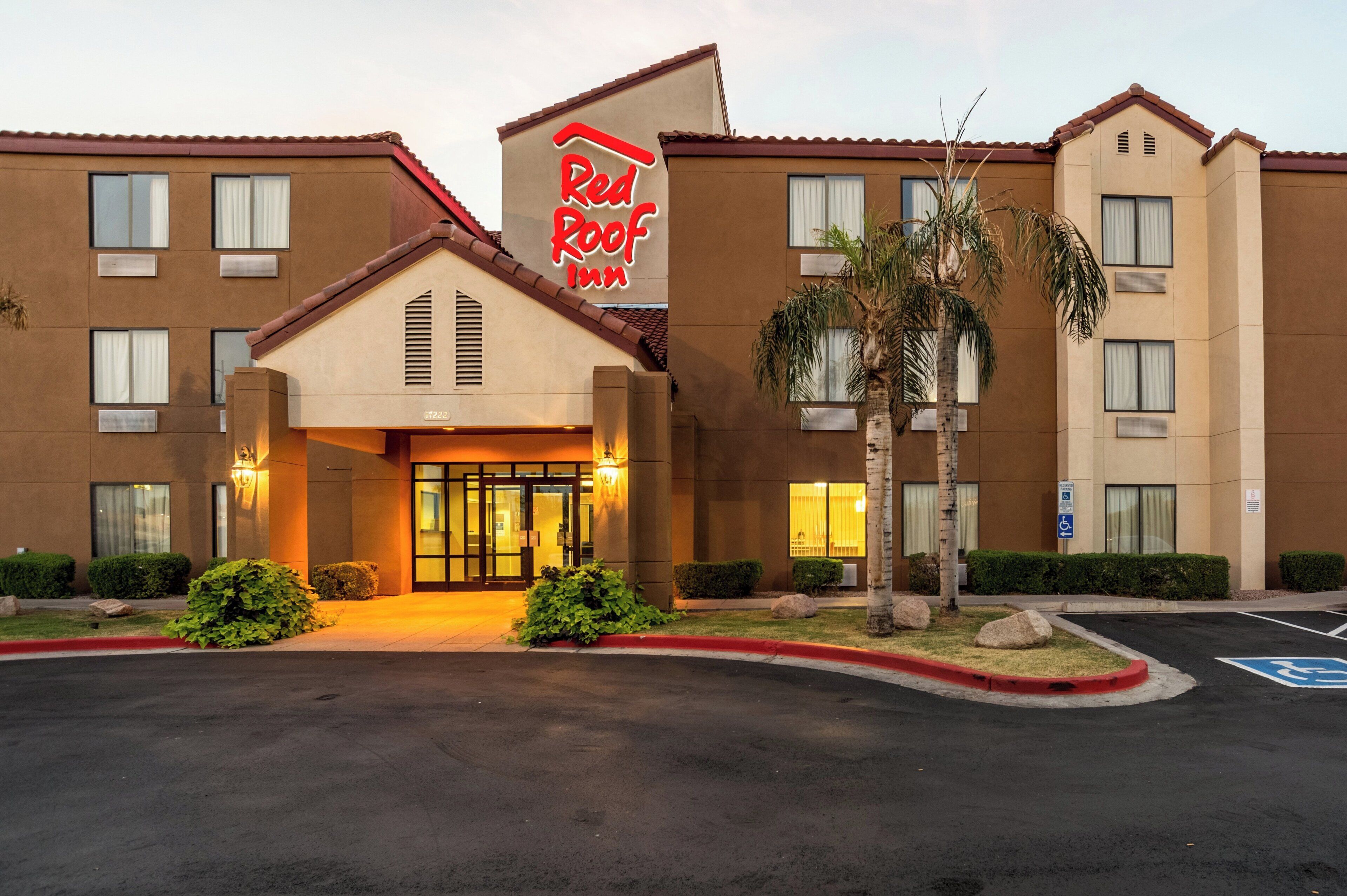 Front of property - evening/night
