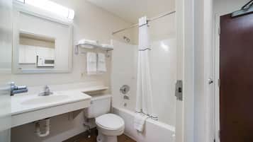 Free toiletries, towels, toilet paper