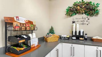 Free daily on-the-go breakfast