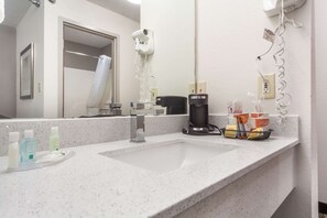 Free toiletries, hair dryer, towels