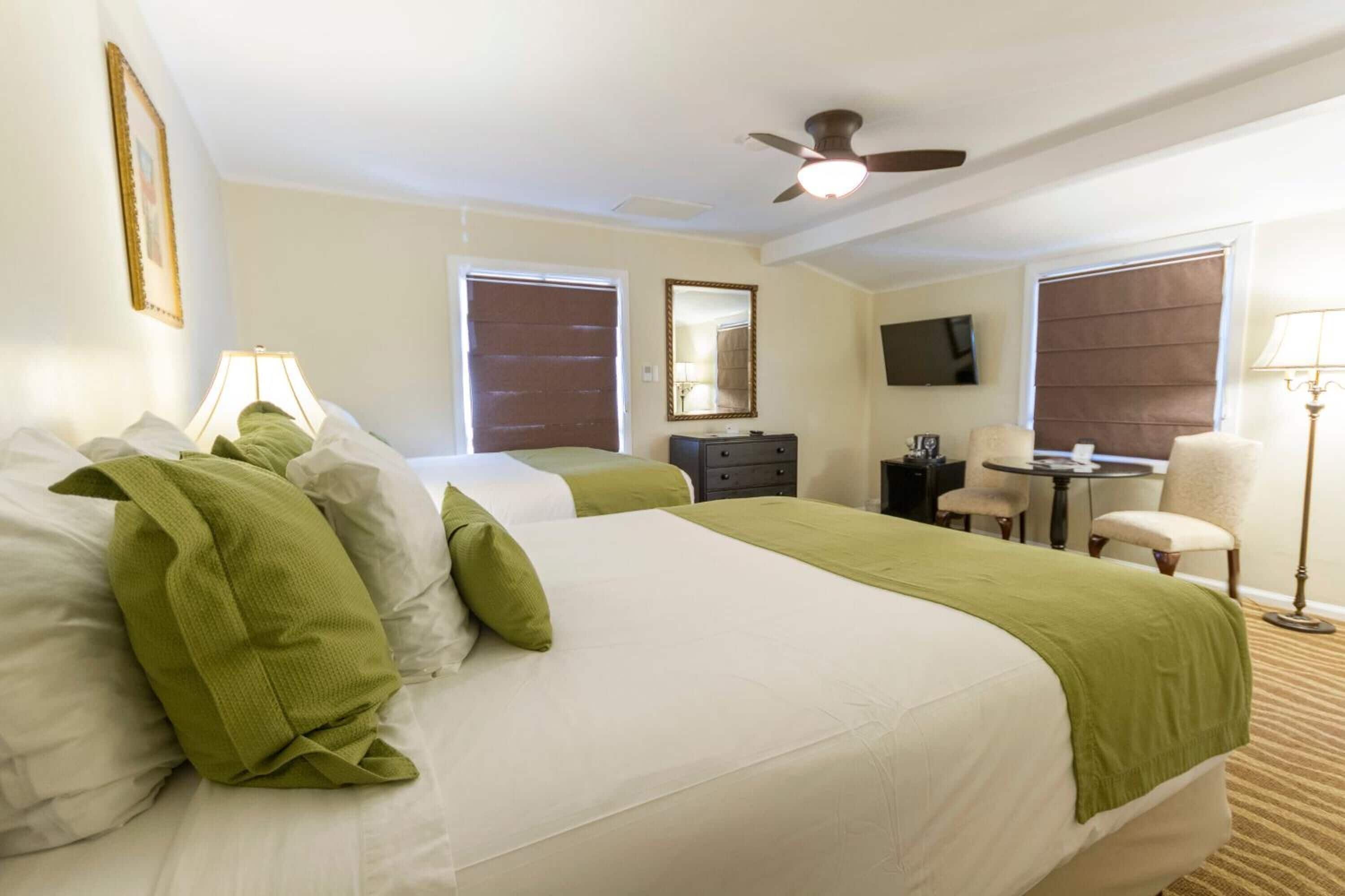 studio, 2 queen beds | 1 bedroom, pillow-top beds, desk, blackout curtains