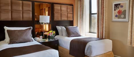 Premium bedding, pillow-top beds, in-room safe, desk