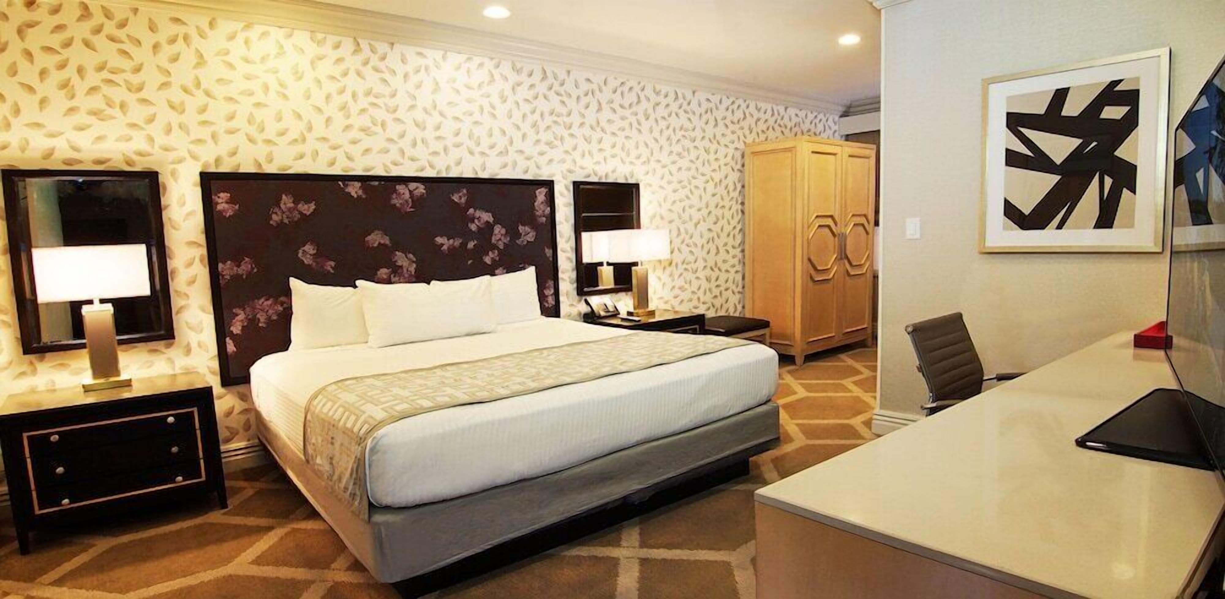 In-room safe, blackout curtains, iron/ironing board, cots/infant beds