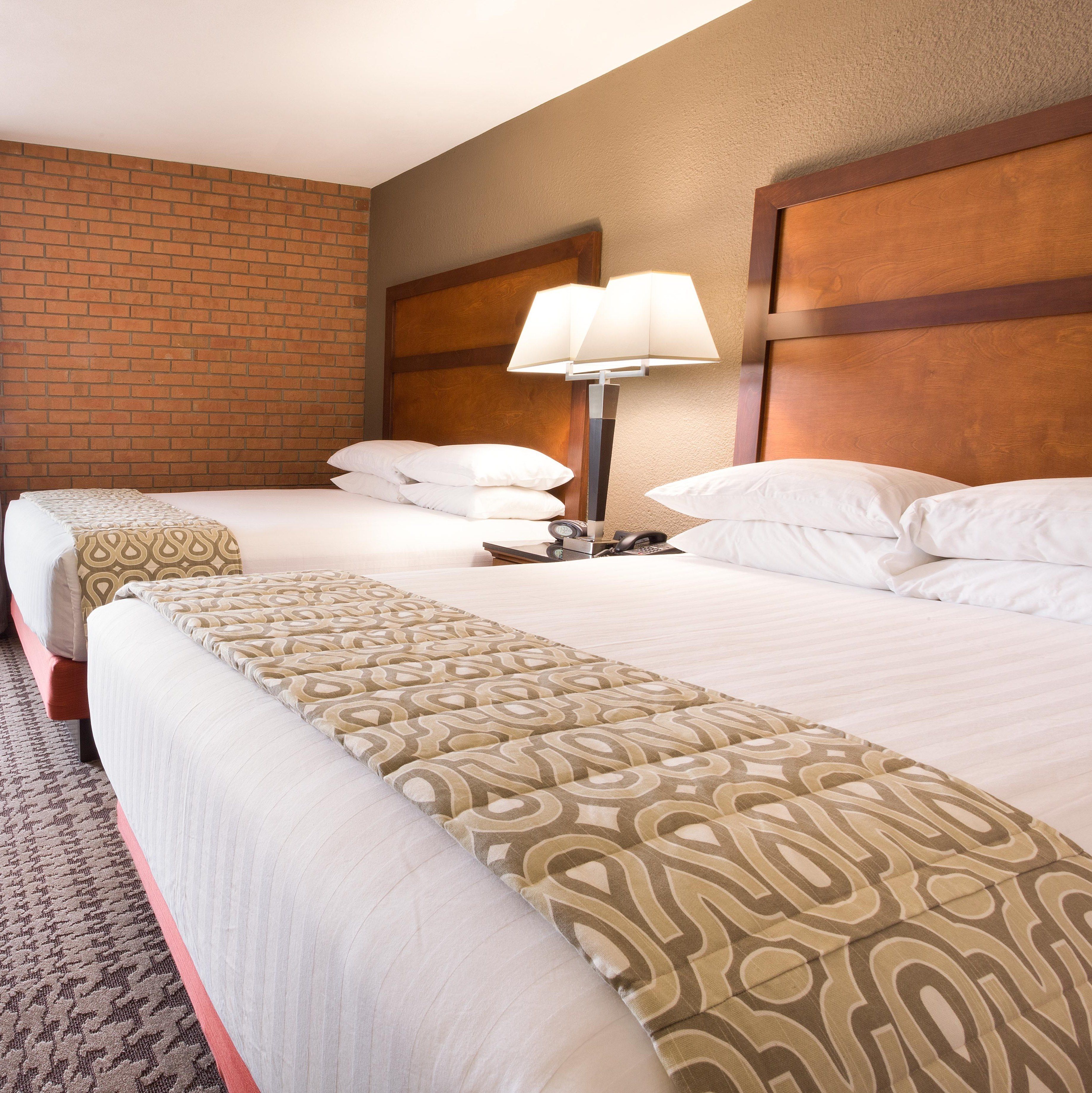 desk, laptop workspace, blackout curtains, iron/ironing board