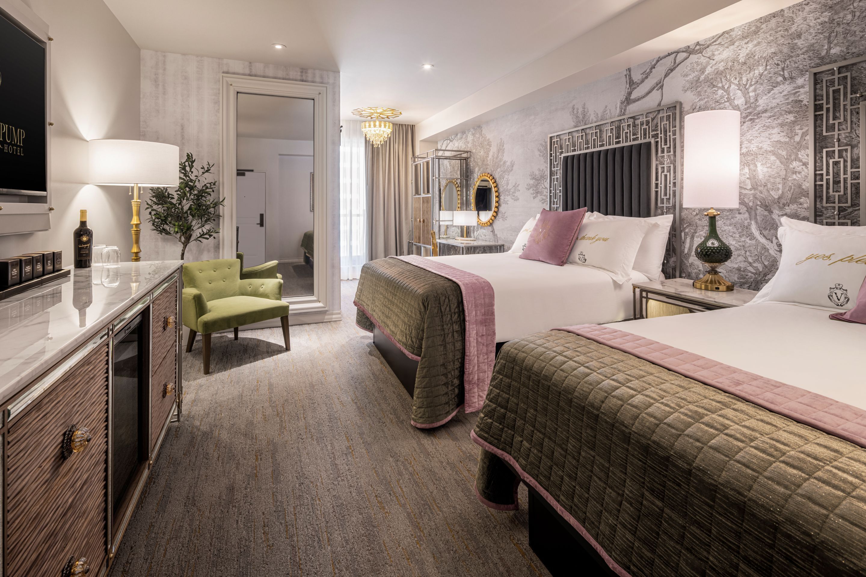 Premium bedding, pillowtop beds, minibar, in-room safe