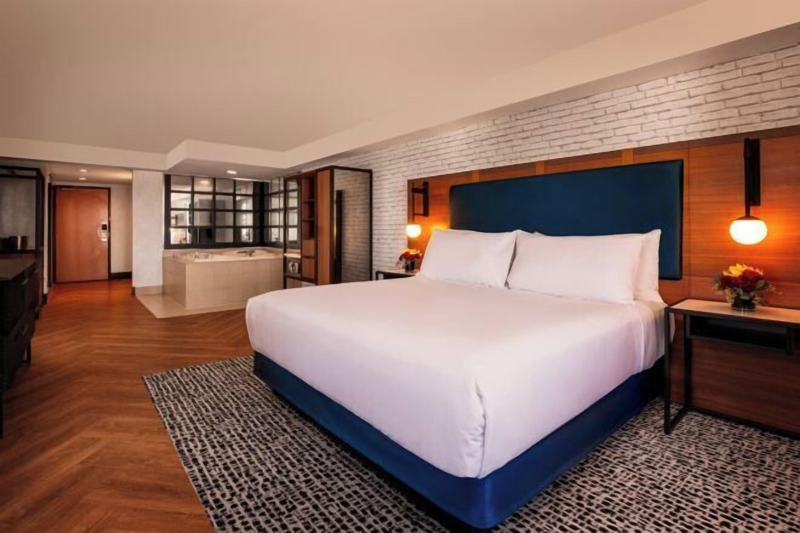 Premium bedding, pillowtop beds, in-room safe, blackout drapes