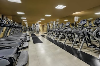 Fitness center at New York-New York Hotel & Casino