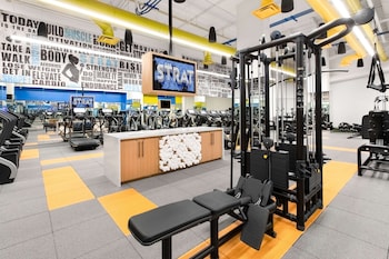 Fitness center at The STRAT Hotel, Casino & Tower
