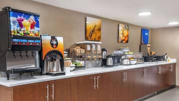 Free daily full breakfast