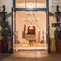 Front of property - evening/night