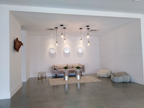 Sala de estar en el lobby