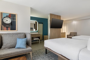 Suite, 1 Bedroom | Premium bedding, desk, laptop workspace, blackout drapes - Homewood Suites by Hilton Tulsa South Medical District (Tulsa)