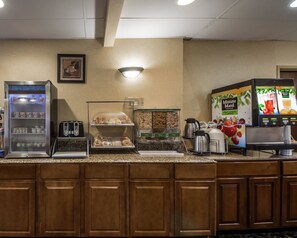 Free daily buffet breakfast
