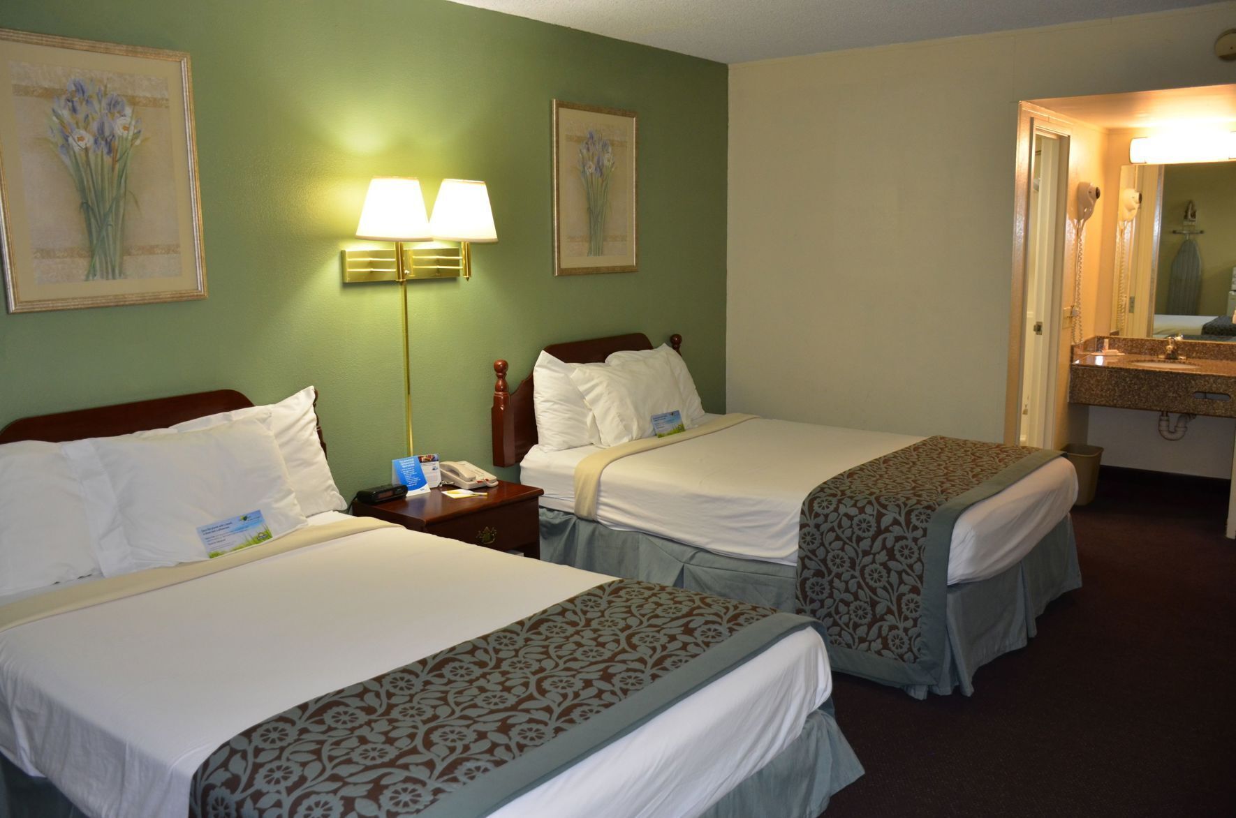 In-room safe, desk, laptop workspace, iron/ironing board