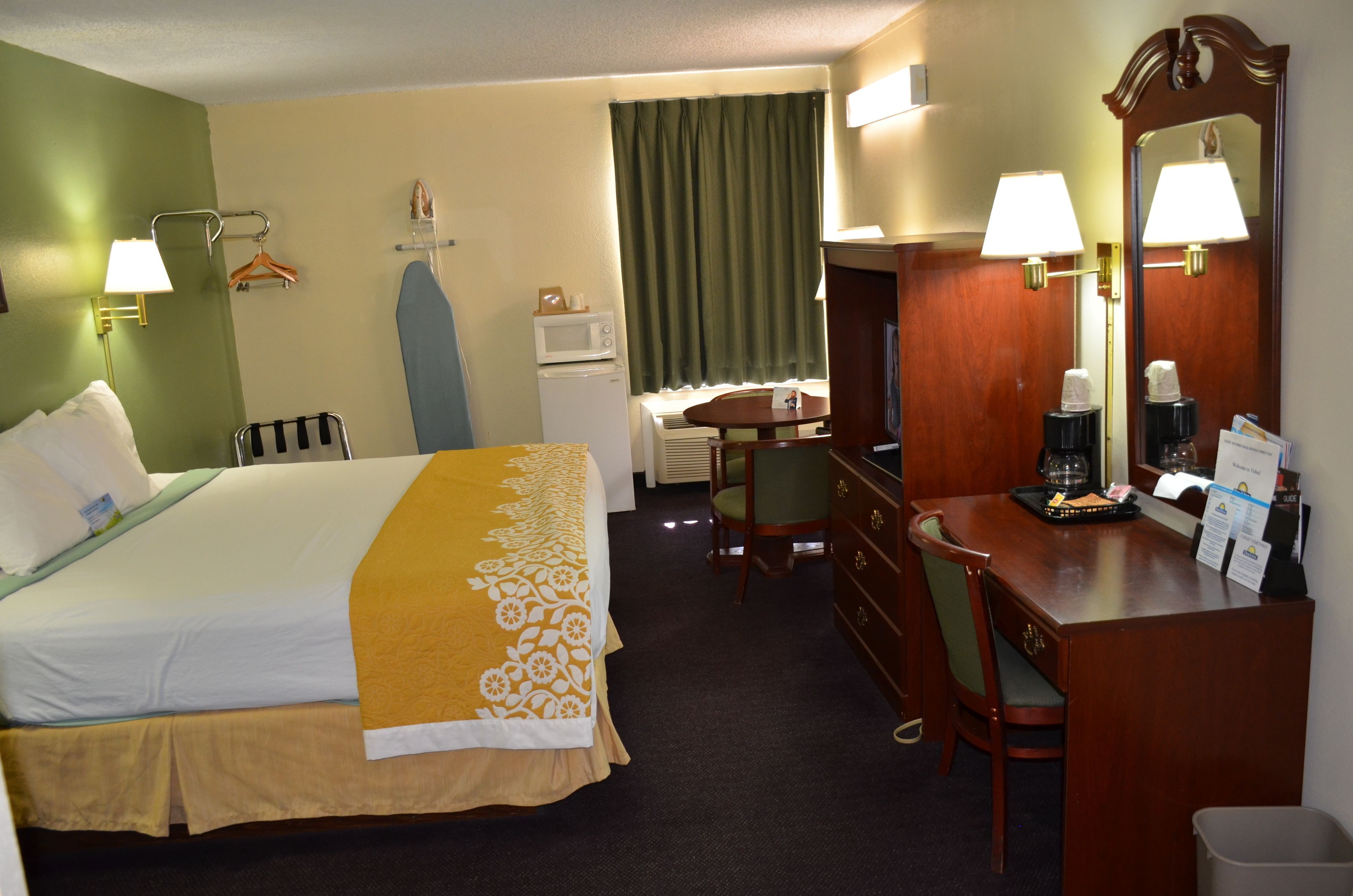 In-room safe, desk, laptop workspace, iron/ironing board