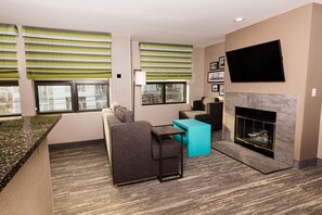 Suite, 2 Bedrooms, Non Smoking | Living area | 40-inch flat-screen TV with cable channels, TV